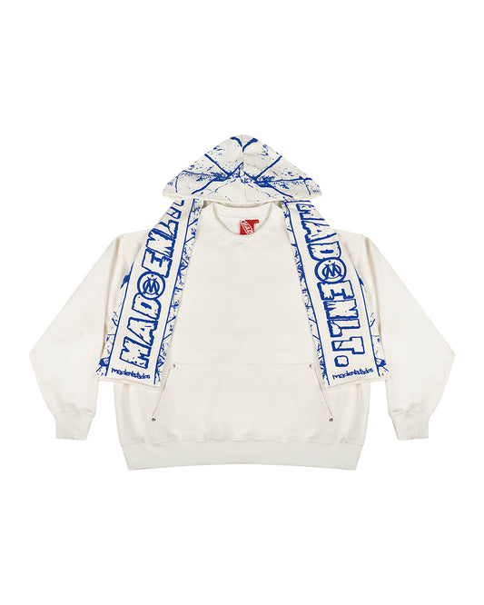 Moletom Mad Durag De Bruxo Cachecol De Time Off White