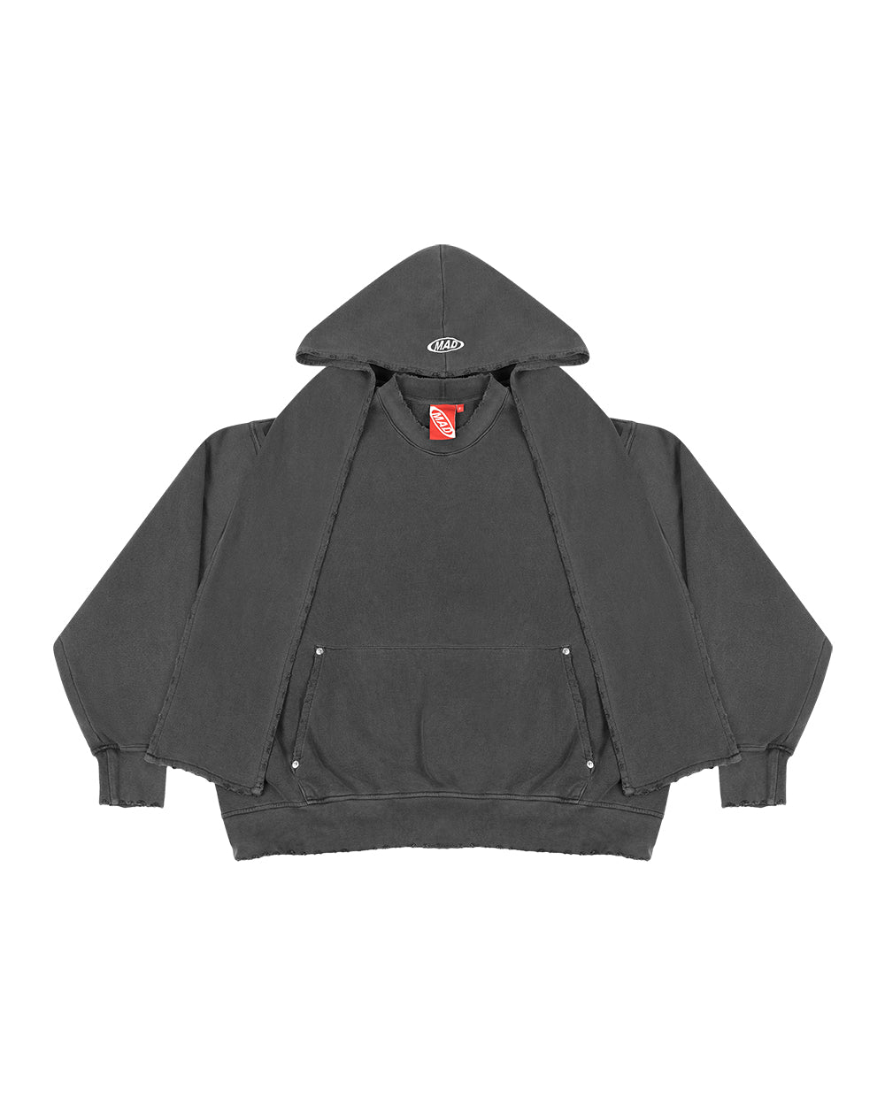 Moletom Mad Durag De Bruxo Cachecol De Time Preto