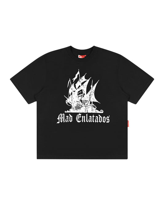 Camiseta Mad Barco da Pirataria Preta
