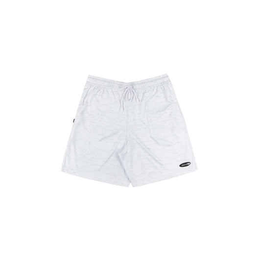 Shorts Disturb Outline Map Mesh In Off White