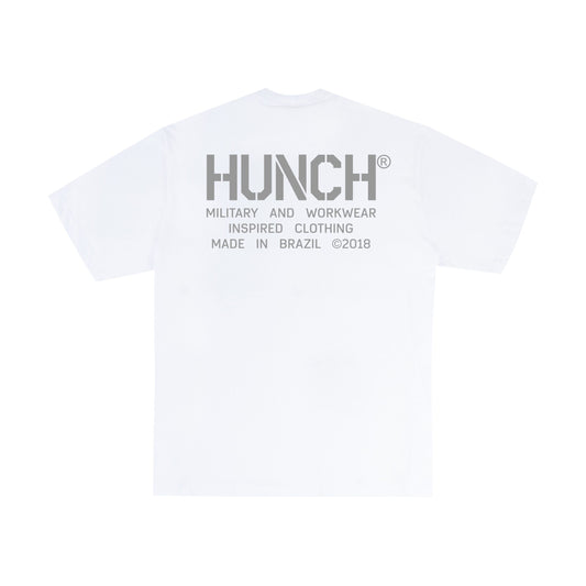 Camiseta Hunch Military Script White