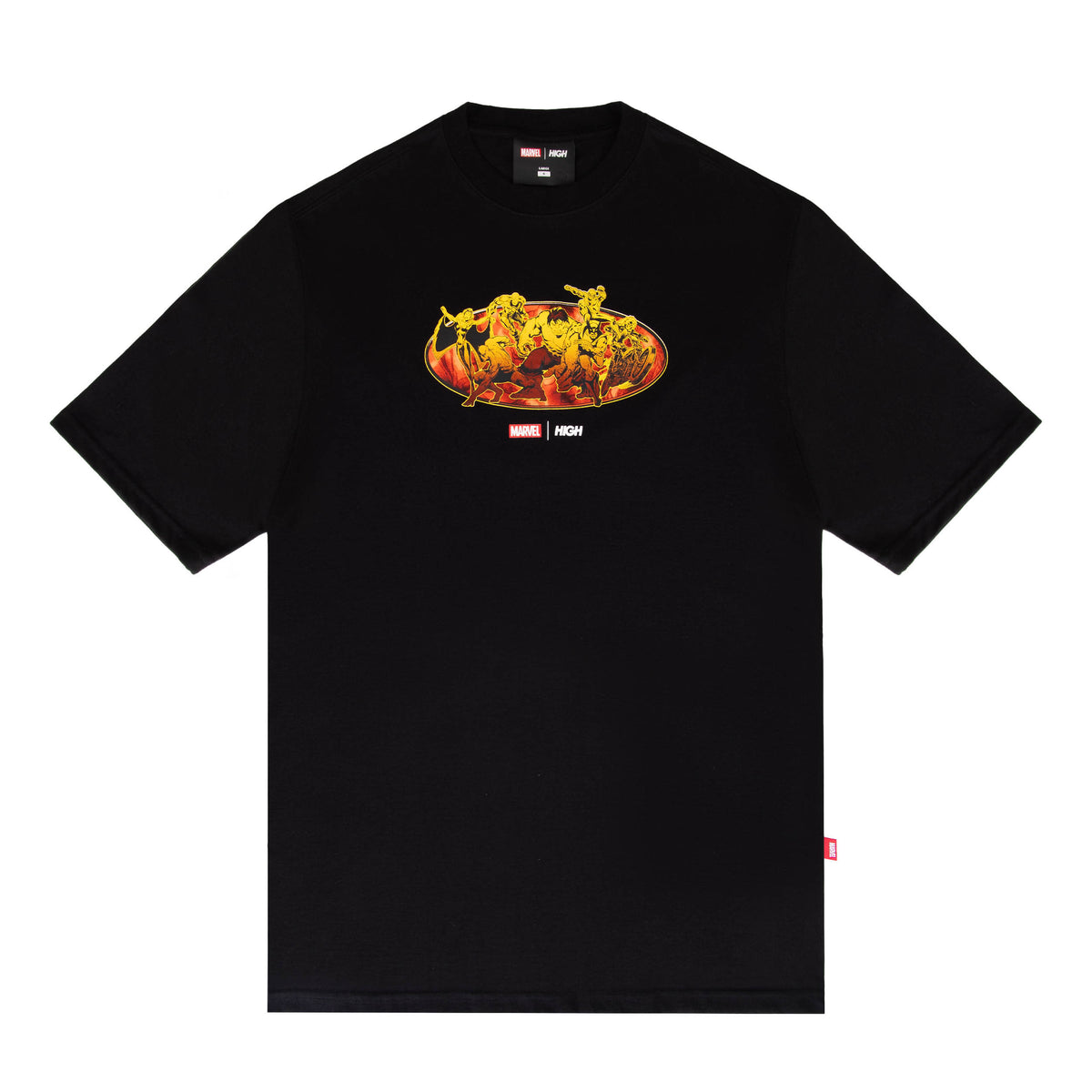 Camiseta High X Marvel Heroes Black
