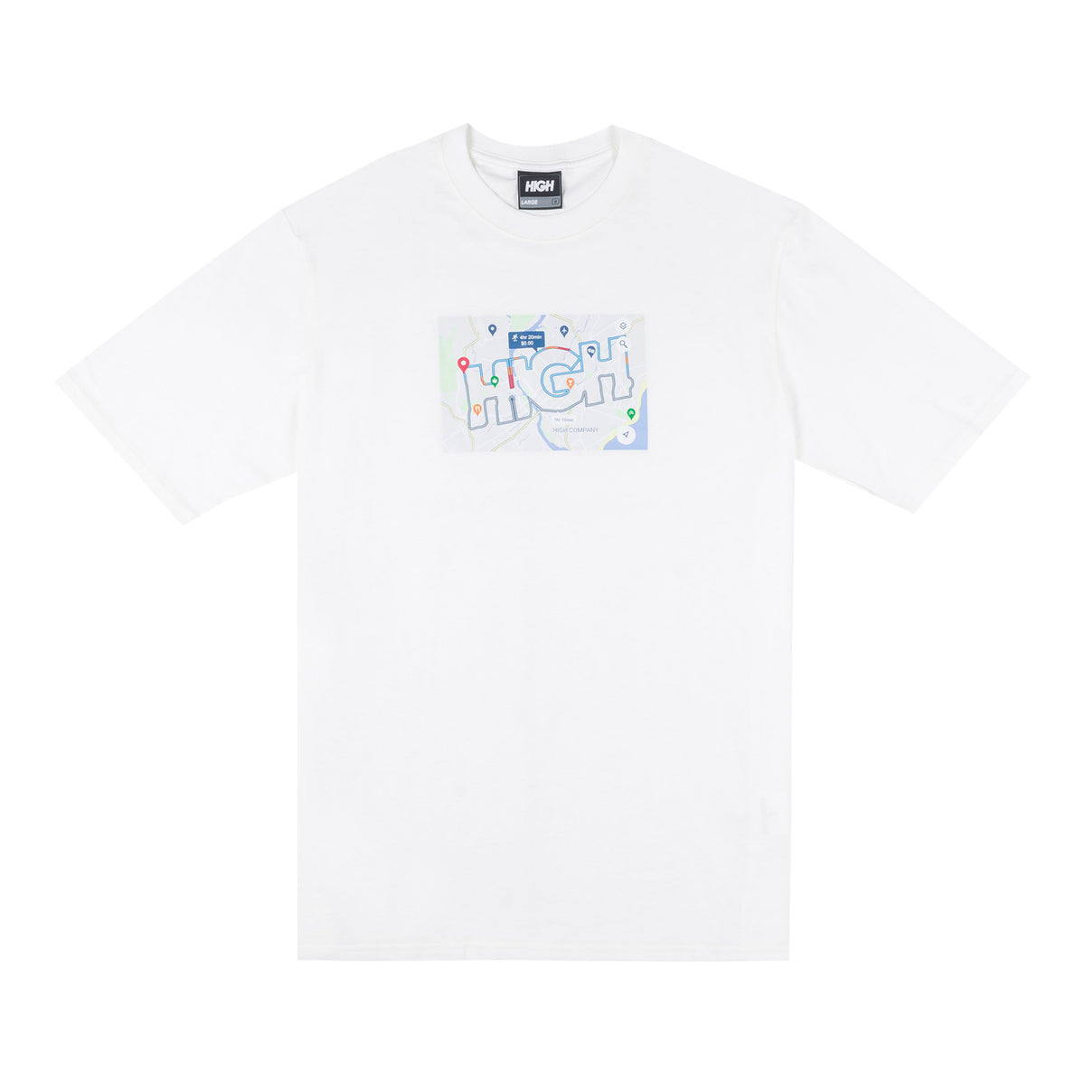 Camiseta High Maps Off White