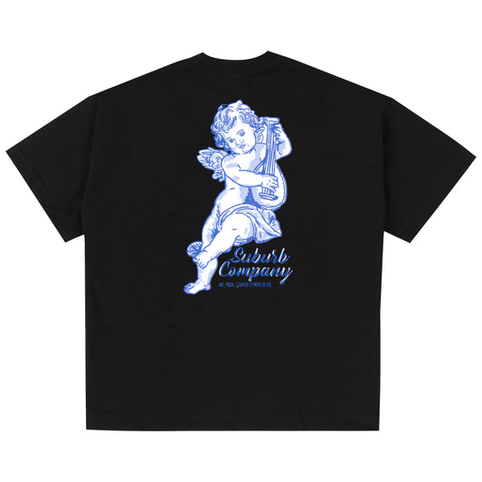 CAMISETA SUBURB BOXY SACRED ART PRETO