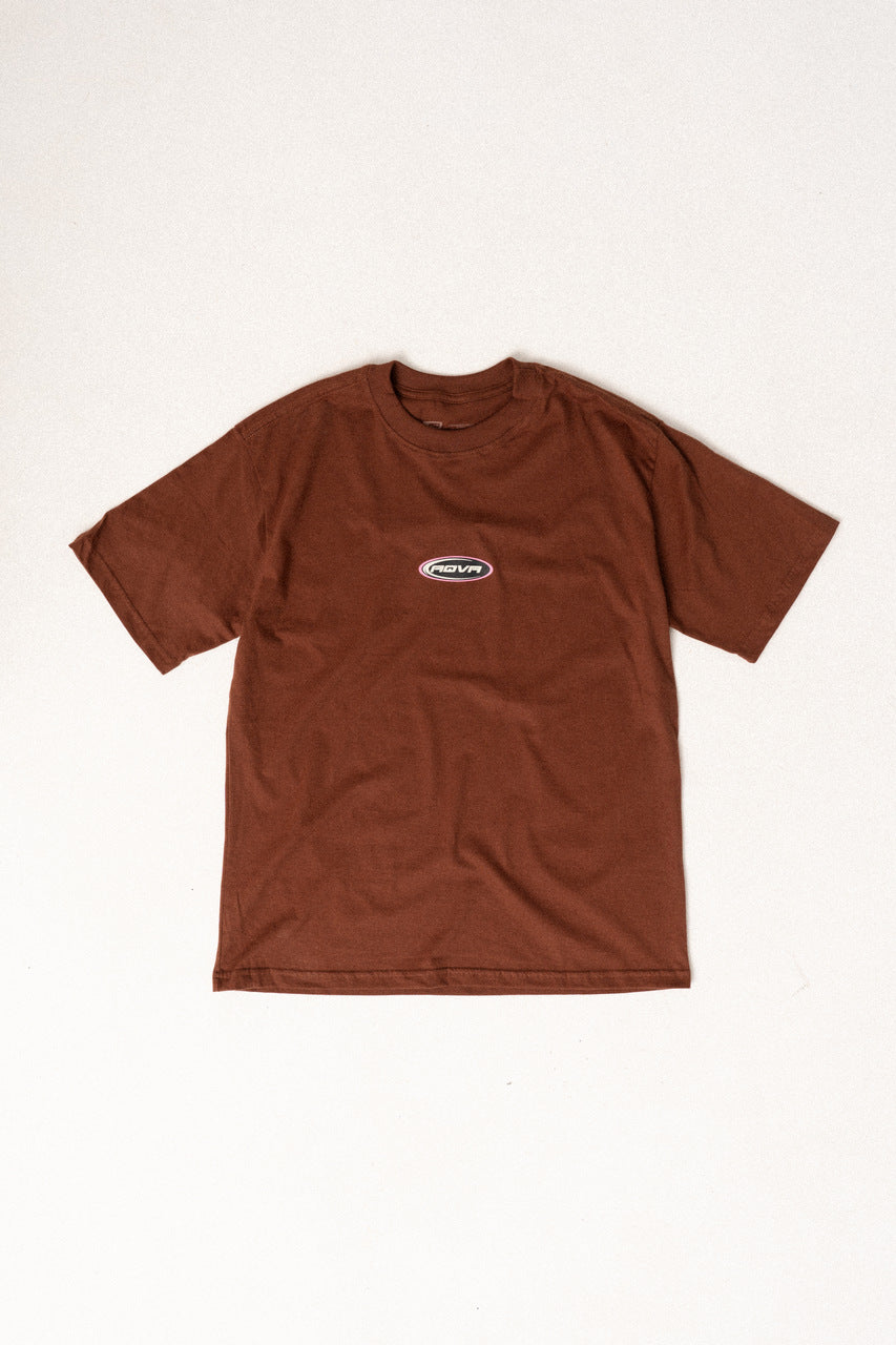 Camiseta Aqva Vintage Logo Brown