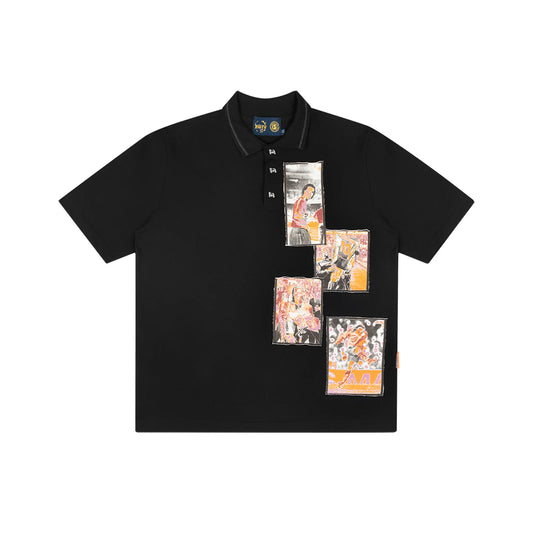Camisa Polo MAD "Momentos" - PRETO