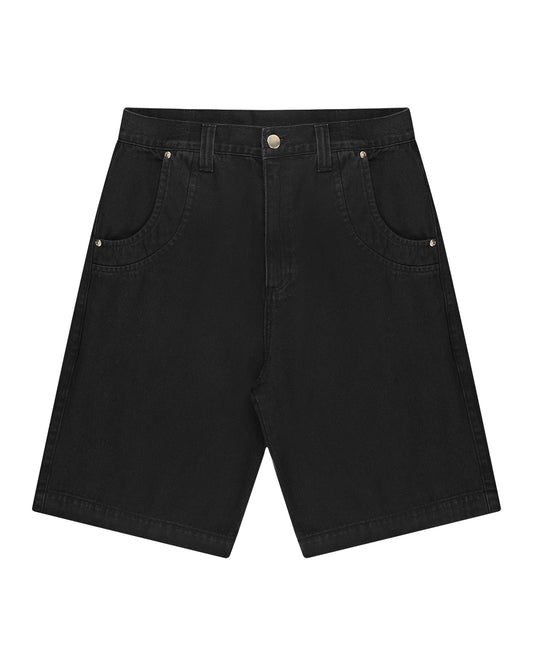 Bermuda Jeans Mad Detalhe de Cobra