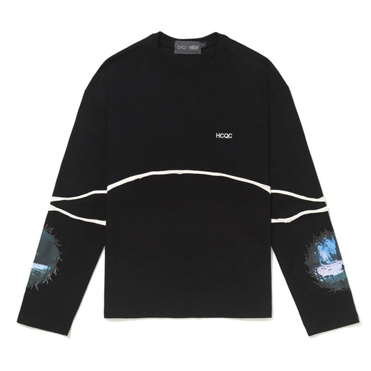 Camiseta Quadro x High Rings LS Black