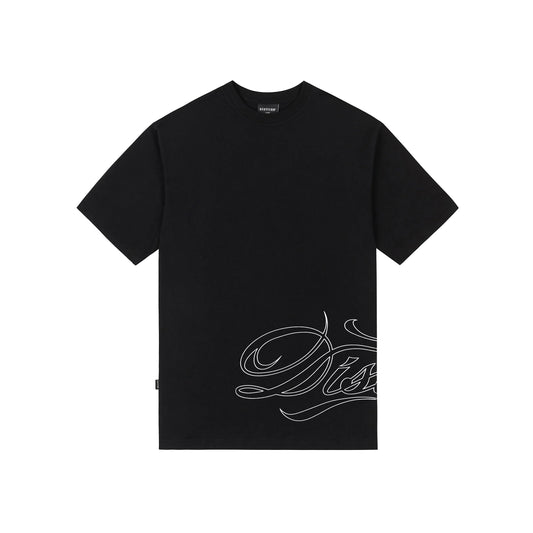 Camiseta Disturb Script Black