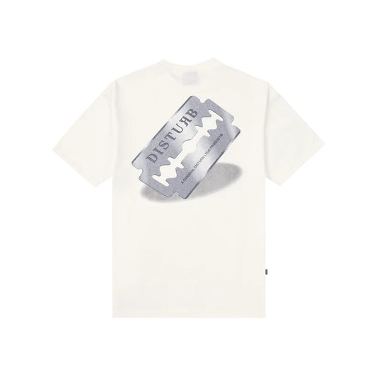 Camiseta Disturb Razorblade Off White