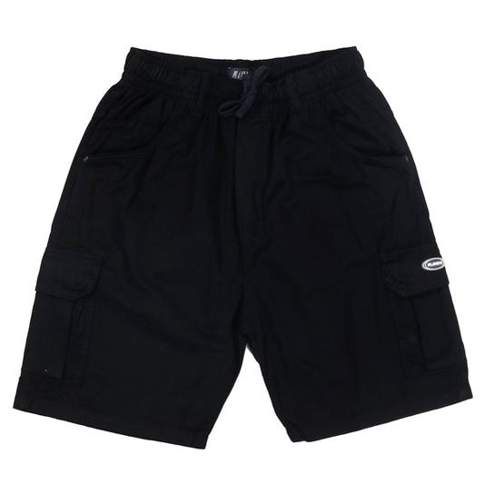 Bermuda Sarja Cargo Balão Plano C Preto