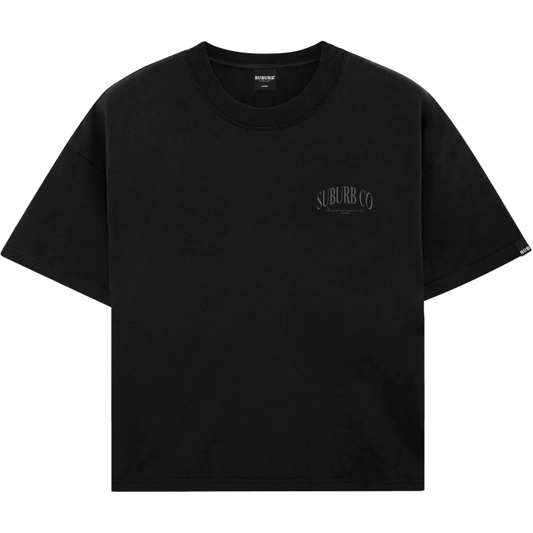 Camiseta Suburb Boxy Rebrand Preto