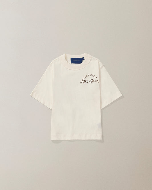 Camiseta QC Daily Cogu Boxy Off White