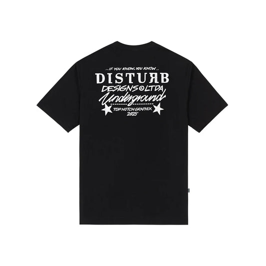 Camiseta Disturb Ball Pen Black