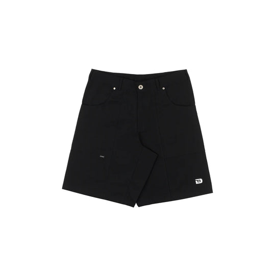 Short Disturb Wide Twill Black
