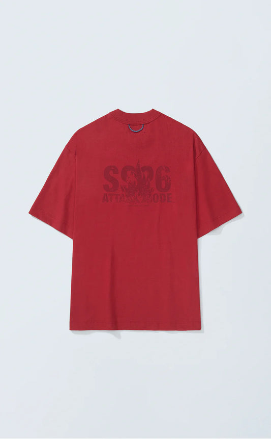 CAMISETA QC SS26 BOXY RED