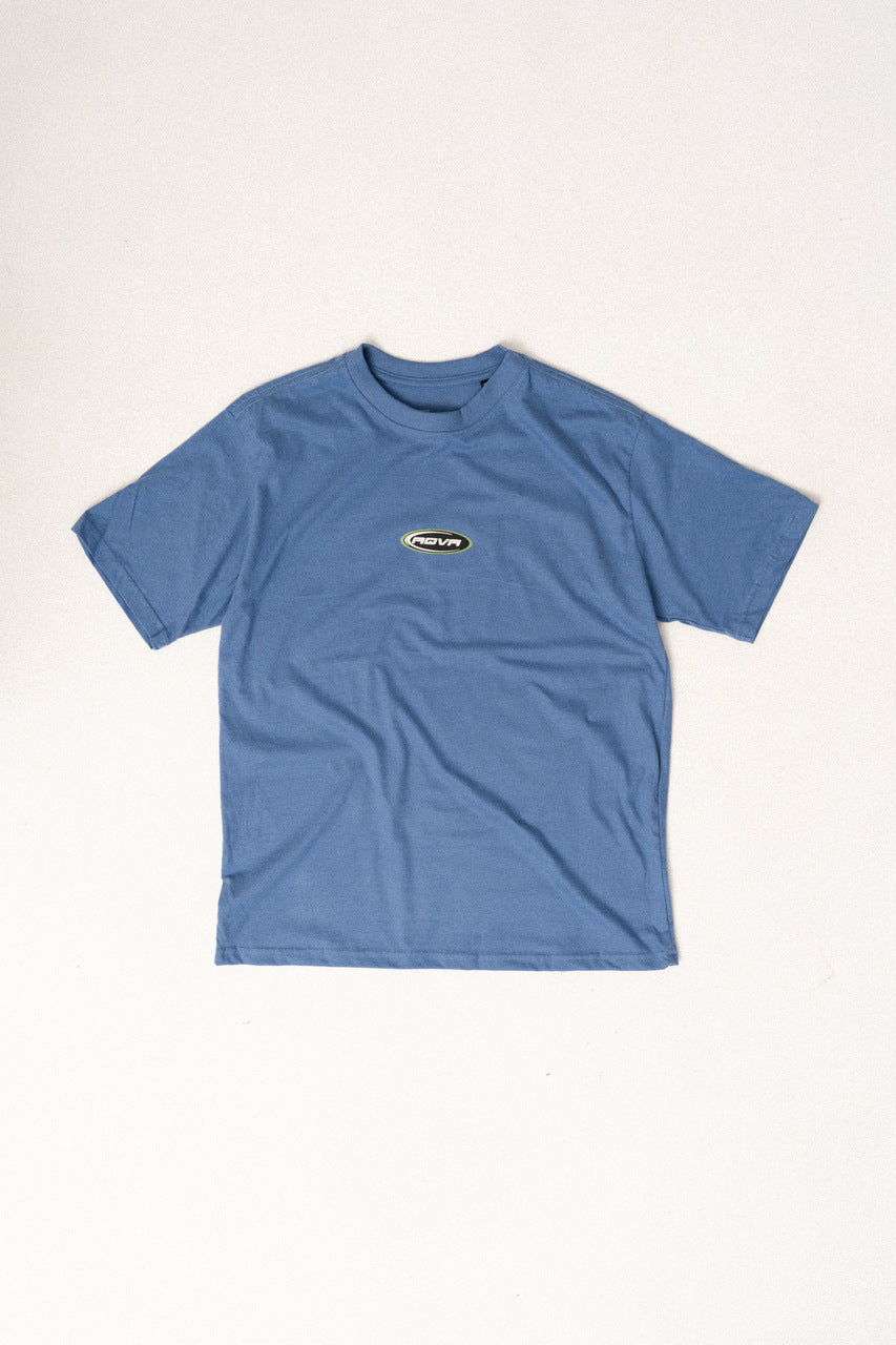 Camiseta Aqva Vintage Logo Blue