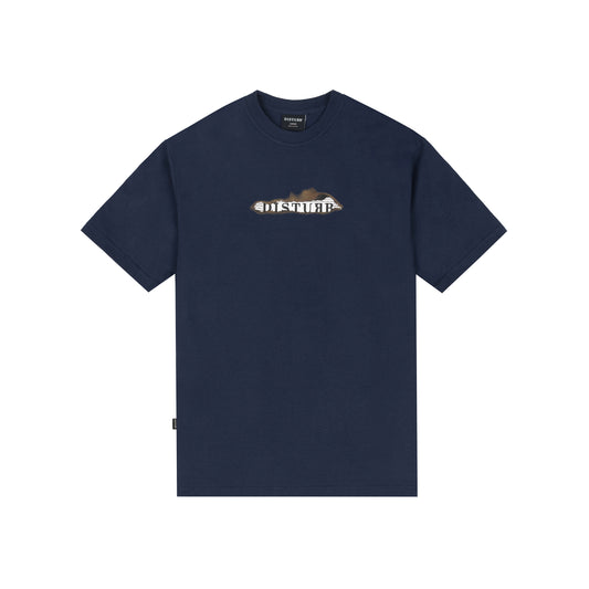 Camiseta Disturb Logo News Azul