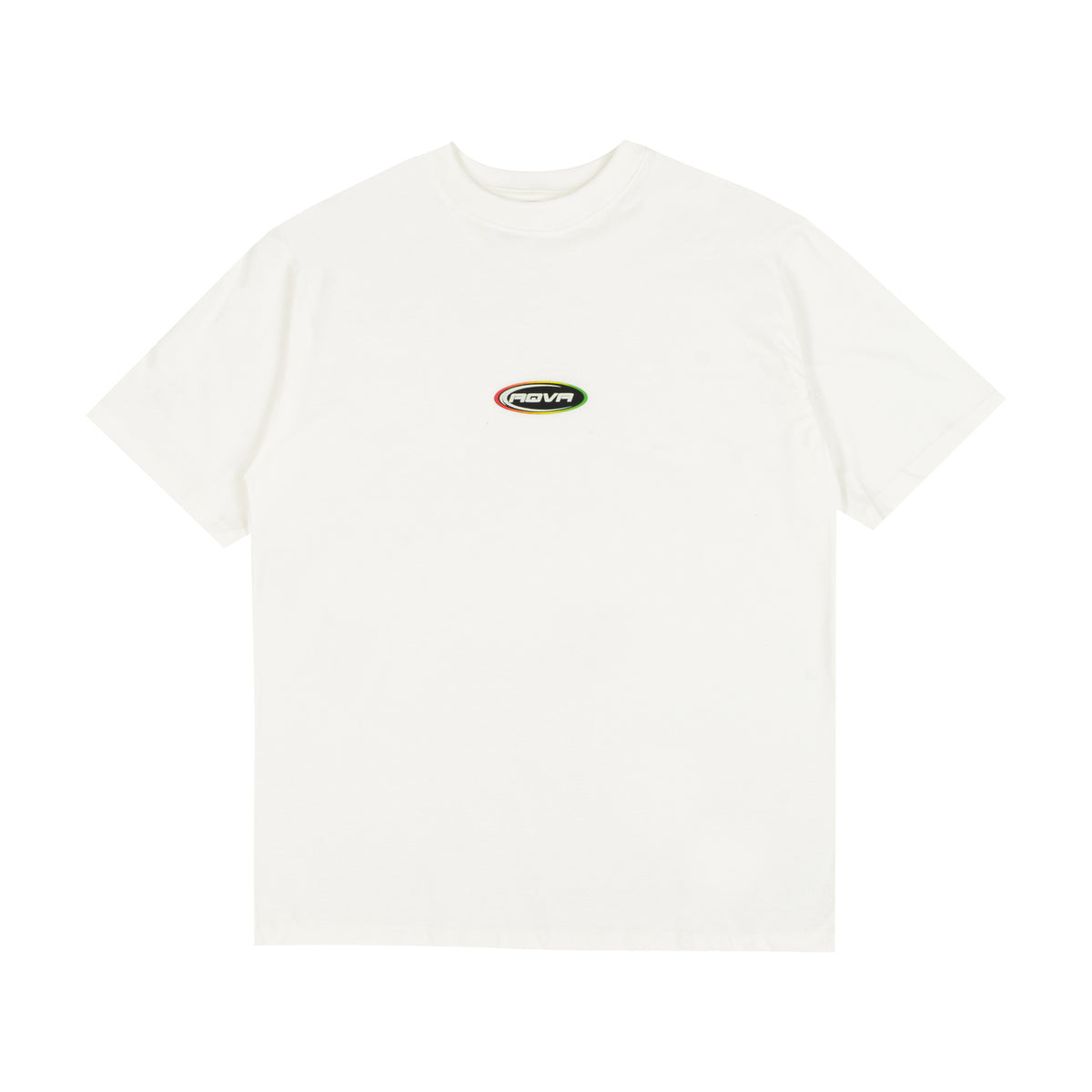 Camiseta Aqva Logo Rasta Off White
