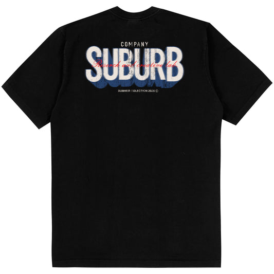 CAMISETA SUBURB REGULAR SHADOW PRETO