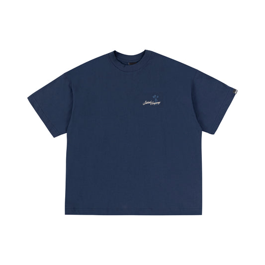 CAMISETA SUBURB BOXY DINNER AZUL