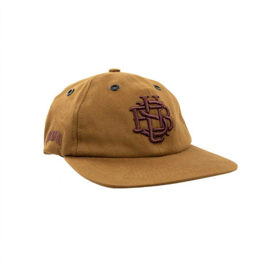 BONE 6 PANEL SUBURB MONOGRAM BEGE