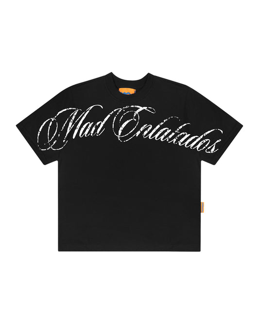 Camiseta Mad Cursiva Preto