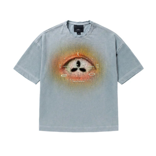 CAMISETA ELO OVER  VISION  CINZA AZULADO
