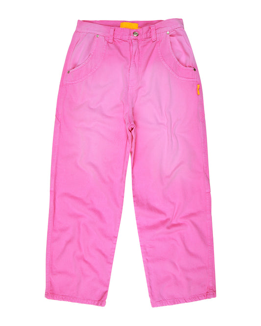 CALCA MAD CURVAS JEANS  TINTURARIA ROSA