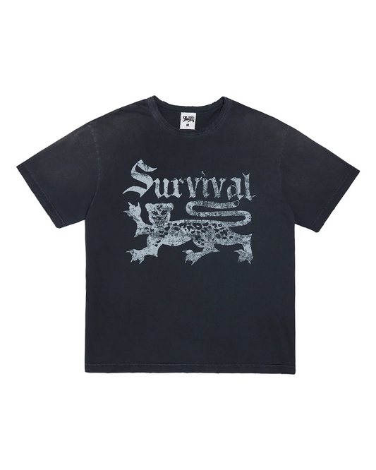 CAMISETA SURVIVAL LOGO PRETA