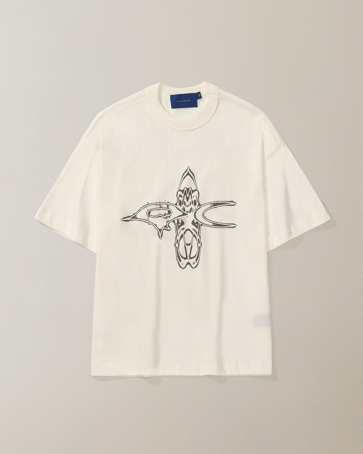 Camiseta QC Arthropods Boxy Off White