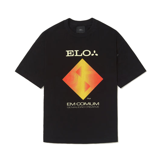 Camiseta Elo Regular "Sony" Preto