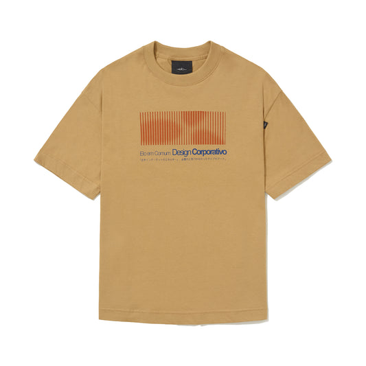 Camiseta Elo Regular "Pixel" Caqui