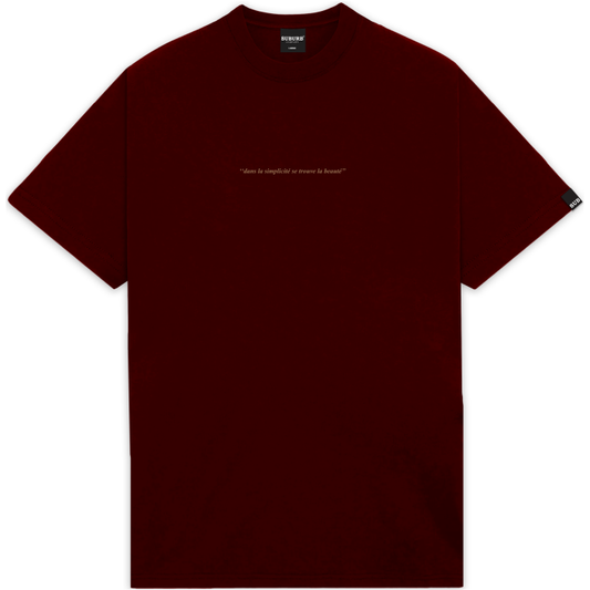 Camiseta Suburb Paris Bordo