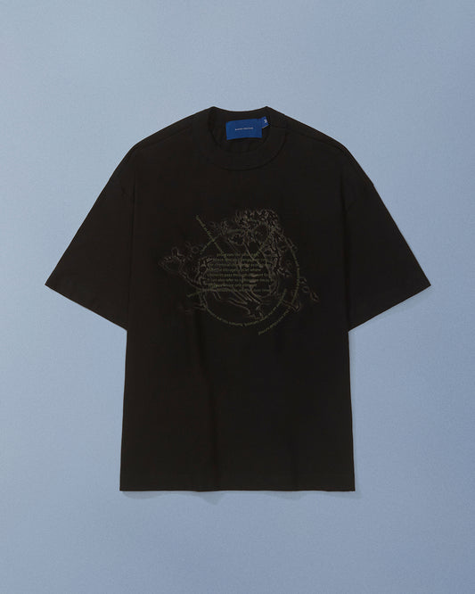 Camiseta QC Transmutação Boxy Preto