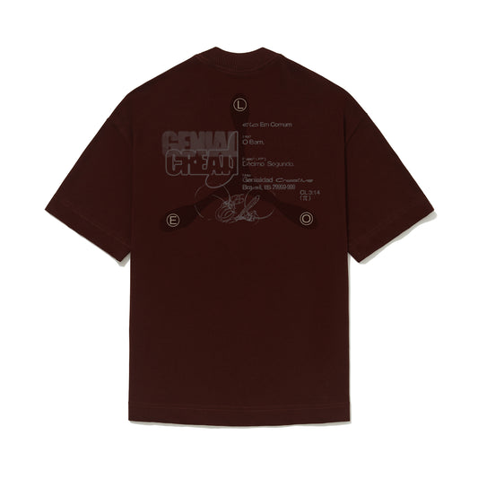 CAMISETA ELO OVER "GORE" MARROM