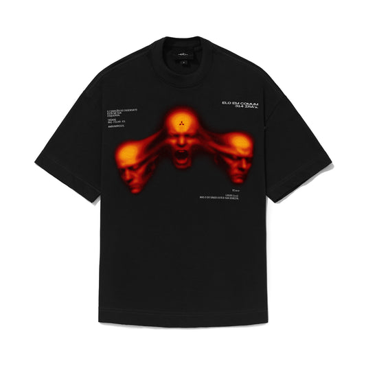 CAMISETA ELO REGULAR "RAGE" PRETO