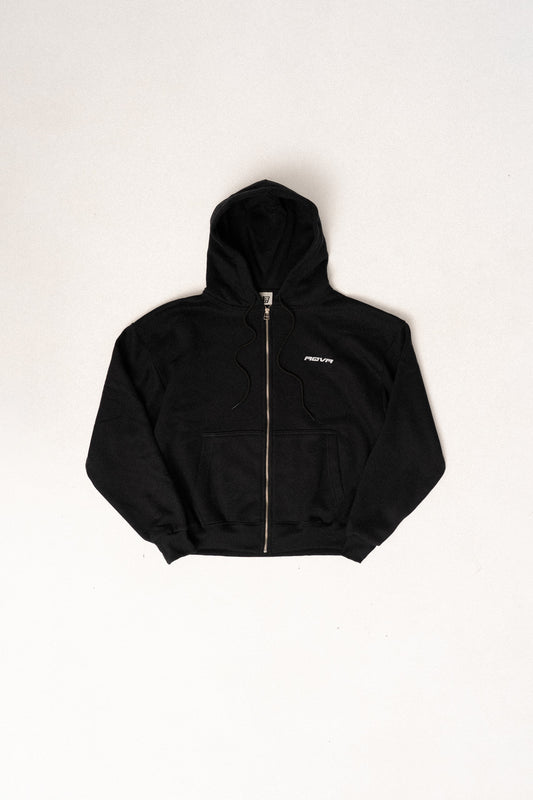 Zip Hoodie Aqva Black