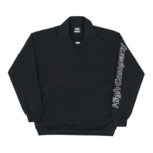 Moletom High Polo Sweatshirt Sportif Black