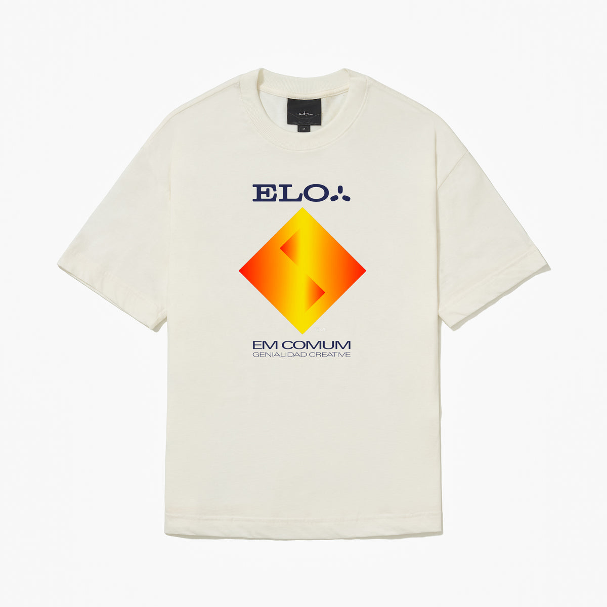Camiseta Elo Regular "Sony" Off White