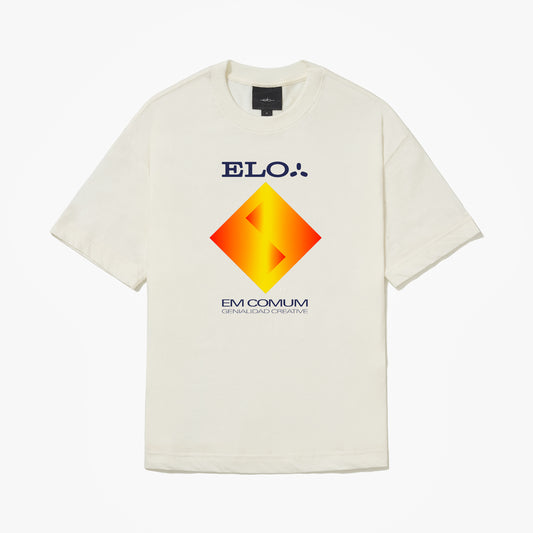 Camiseta Elo Regular "Sony" Off White