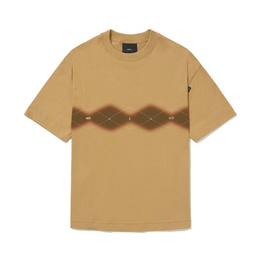 Camiseta Elo Regular "Vintage" Caqui