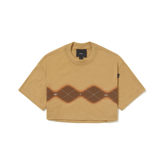 Cropped Elo Feminino "Vintage" Caqui